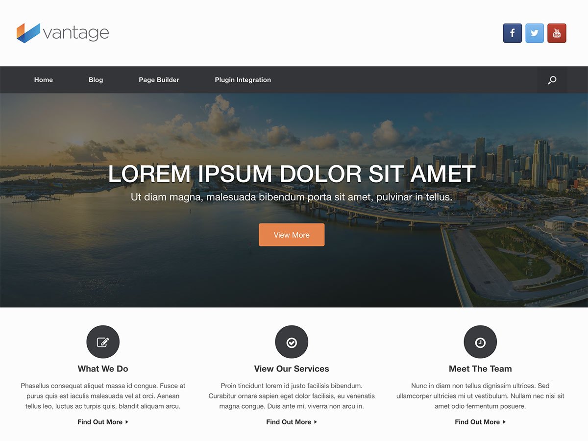 Vantage WordPress Theme