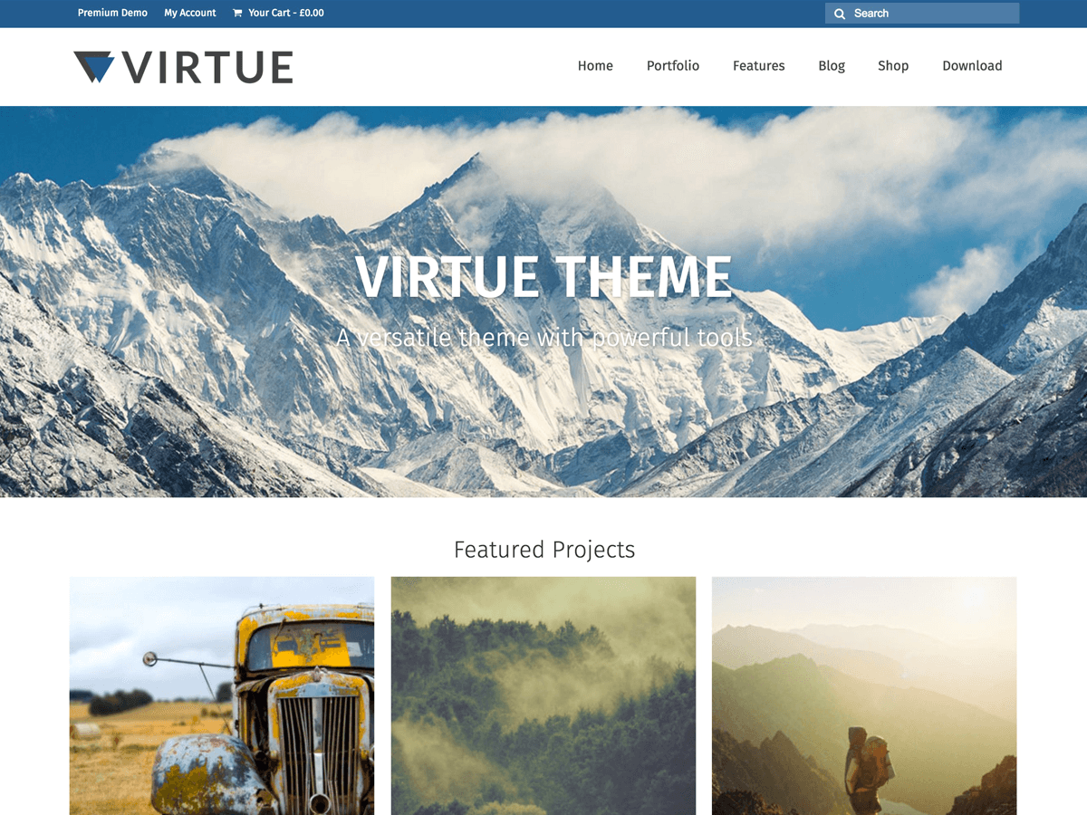 Virtue WordPress theme