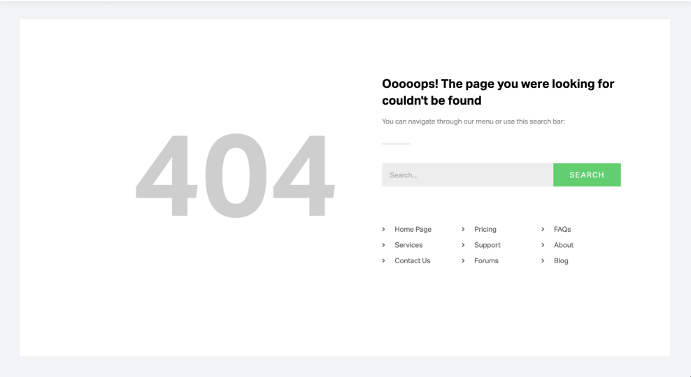 Add 404 Error Page in WordPress