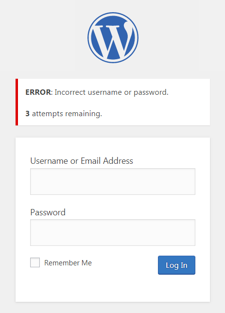 Limit login attempts on WordPress site