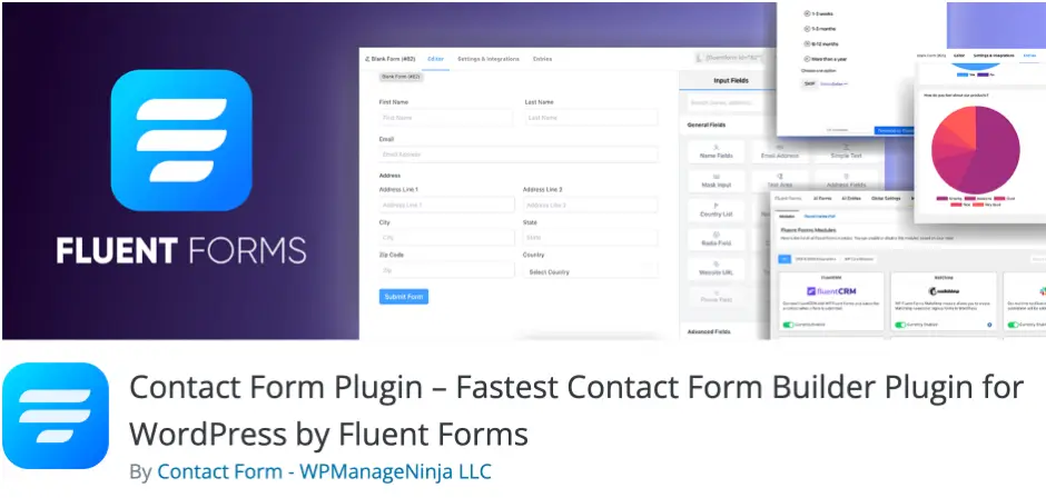 Fluentform WordPress Plugin